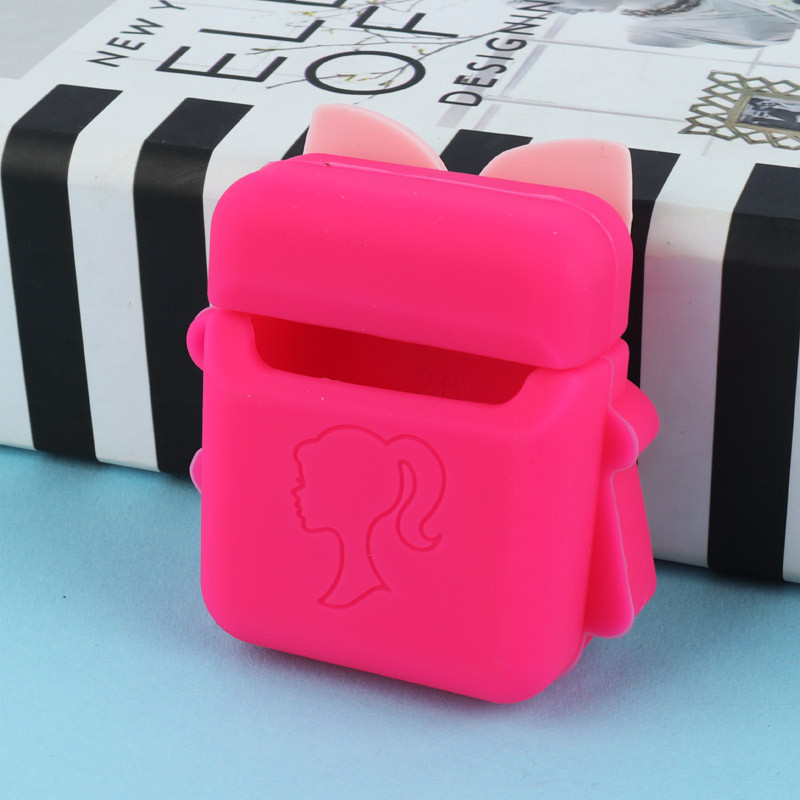 محافظ AirPods 1/2 سیلیکونی طرح Barbie