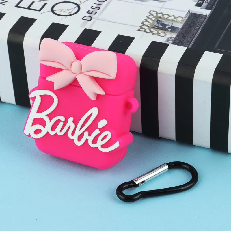 محافظ AirPods 1/2 سیلیکونی طرح Barbie