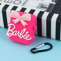 محافظ AirPods 1/2 سیلیکونی طرح Barbie