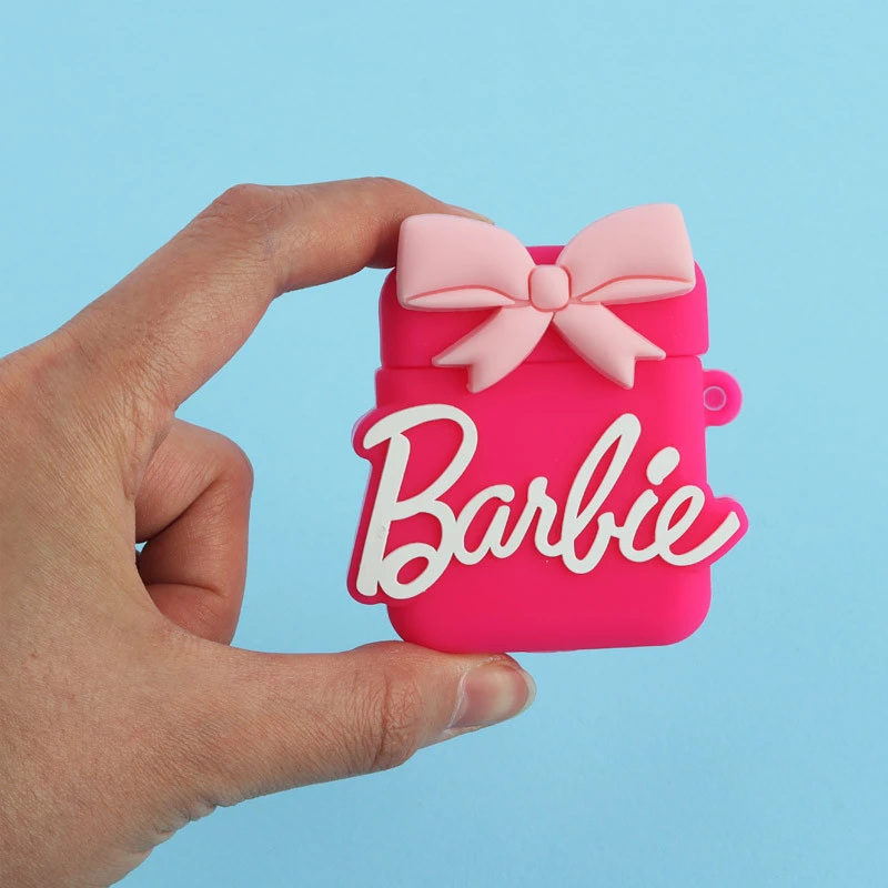 محافظ AirPods 1/2 سیلیکونی طرح Barbie