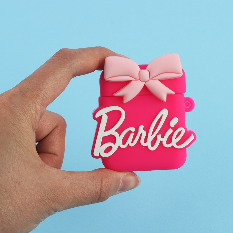 محافظ AirPods 1/2 سیلیکونی طرح Barbie
