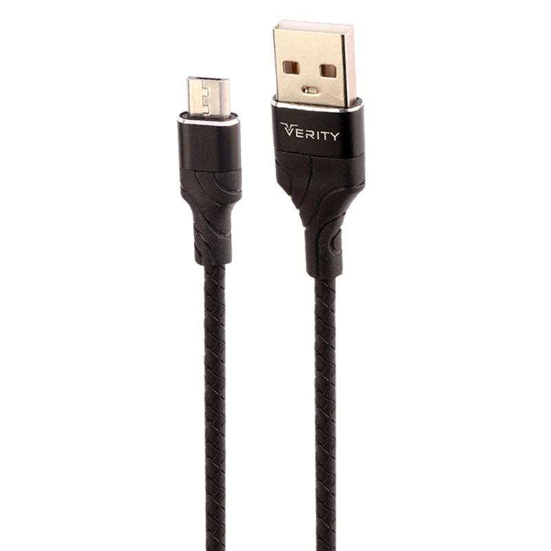 کابل میکرو یو اس بی فست شارژ Verity CB3133A 1m