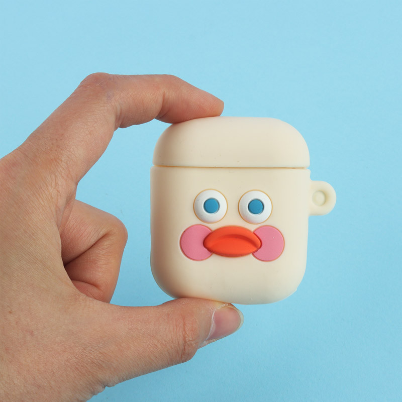 محافظ AirPods 1/2 سیلیکونی طرح اردک