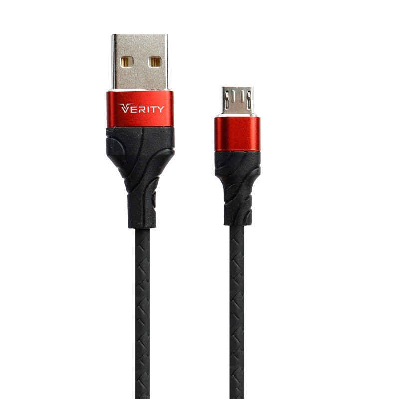 کابل میکرو یو اس بی فست شارژ Verity CB3133A 1m