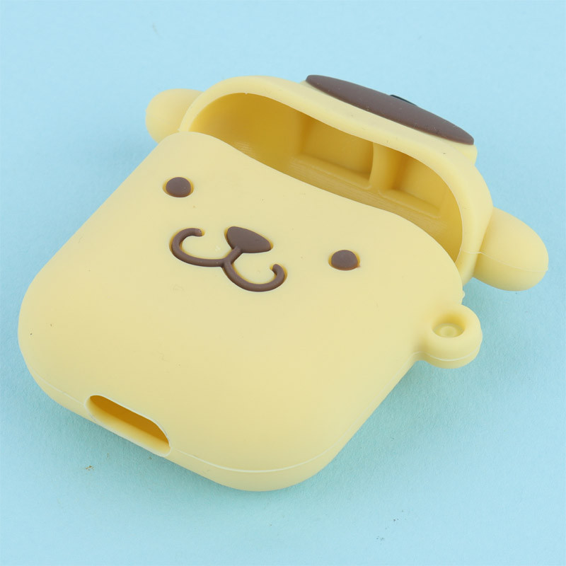 محافظ AirPods 1/2 سیلیکونی طرح خرس زرد