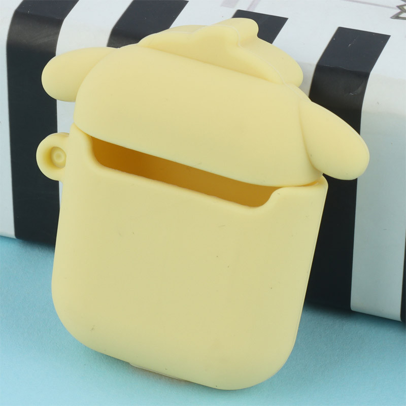 محافظ AirPods 1/2 سیلیکونی طرح خرس زرد