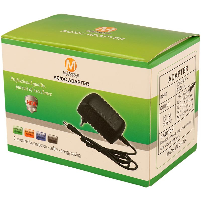 آداپتور برق Mdianoor JK-0920 9V 2A
