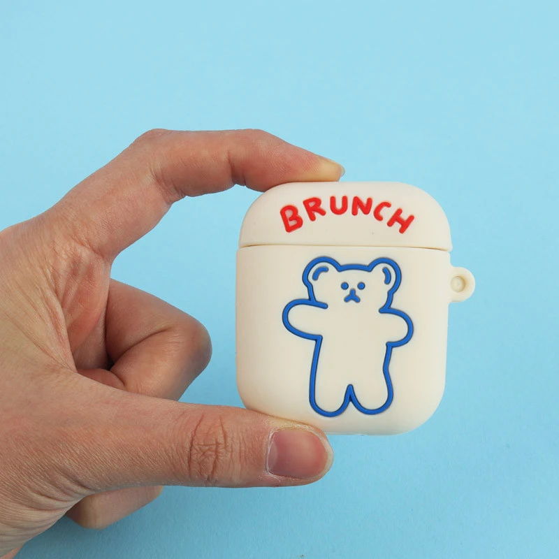 محافظ AirPods 1/2 سیلیکونی طرح BRUNCH