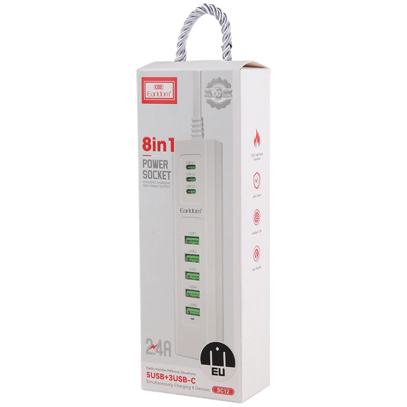 شارژر دیواری 10.5 وات ارلدام ES-SC12 2.4A