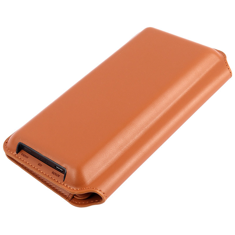 پاور بانک و کیف پول چرمی 10000 ژوس Zhuse ZS-PB-037