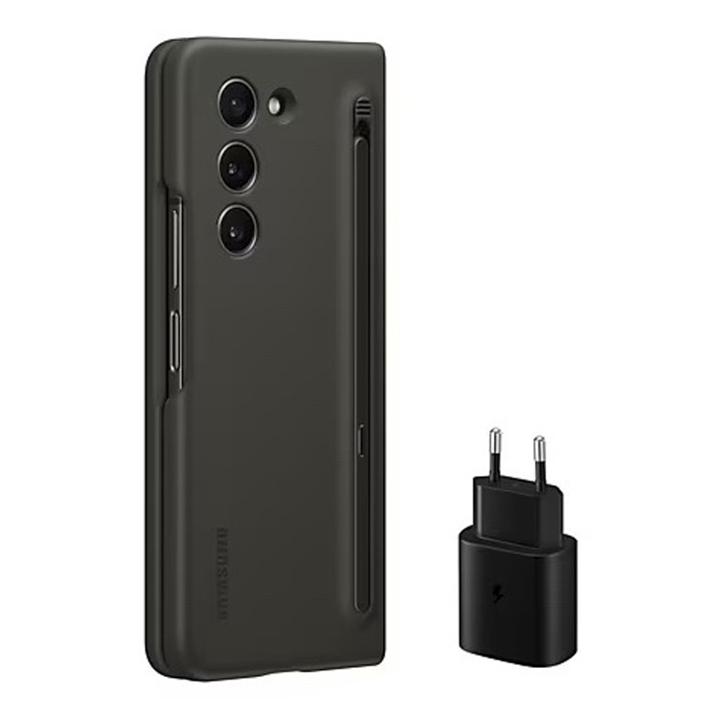 کاور سامسونگ Galaxy Z Flip5 Starter Pack EF-OF94KKBEGWW + کلگی شارژ و قلم لمسی