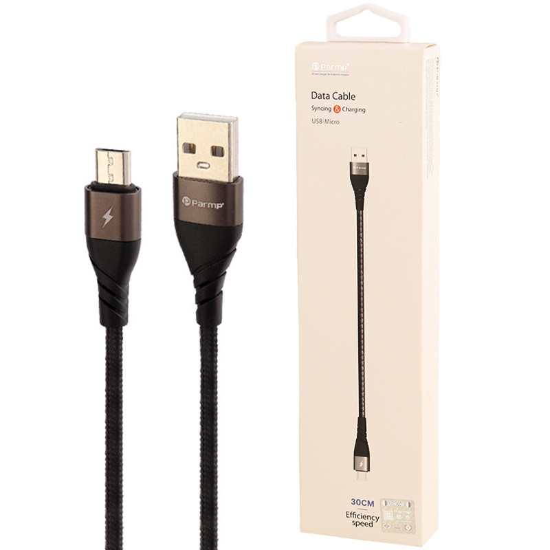 کابل کوتاه میکرو یو اس بی Parmp 30cm