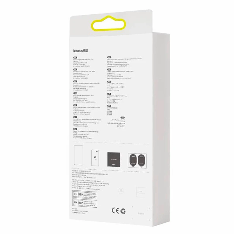 گلس تمام چسب Baseus SGBL061102 آیفون iPhone 13 / 13 Pro