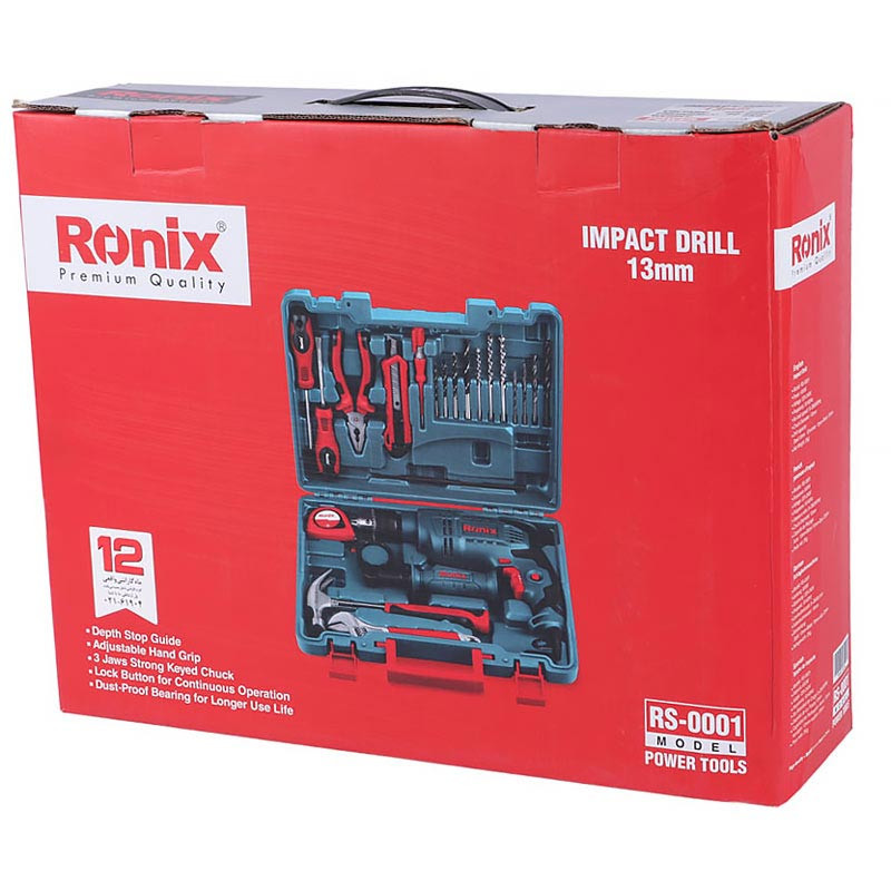 کیت دریل برقی چکشی Ronix RS-0001