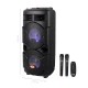 اسپیکر چمدانی بلوتوثی رم و فلش خور Kaiser K-5200 + میکروفون و ریموت کنترل