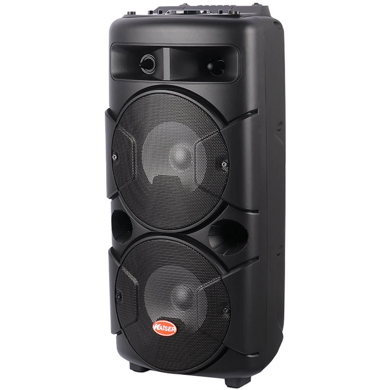 اسپیکر چمدانی بلوتوثی رم و فلش خور Kaiser K-5200 + میکروفون و ریموت کنترل