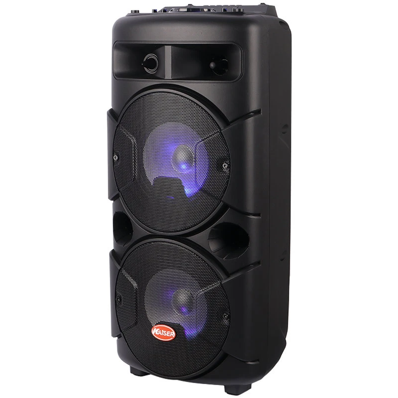 اسپیکر چمدانی بلوتوثی رم و فلش خور Kaiser K-5200 + میکروفون و ریموت کنترل