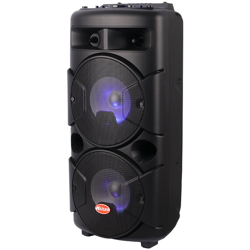 اسپیکر چمدانی بلوتوثی رم و فلش خور Kaiser K-5200 + میکروفون و ریموت کنترل
