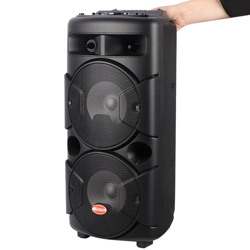 اسپیکر چمدانی بلوتوثی رم و فلش خور Kaiser K-5200 + میکروفون و ریموت کنترل