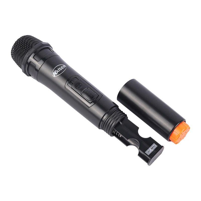 اسپیکر چمدانی بلوتوثی رم و فلش خور Kaiser K-6300 + میکروفون و ریموت کنترل