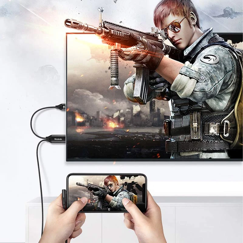 کابل Mcdodo CA-6400 Lightning to HDMI 4K 2m