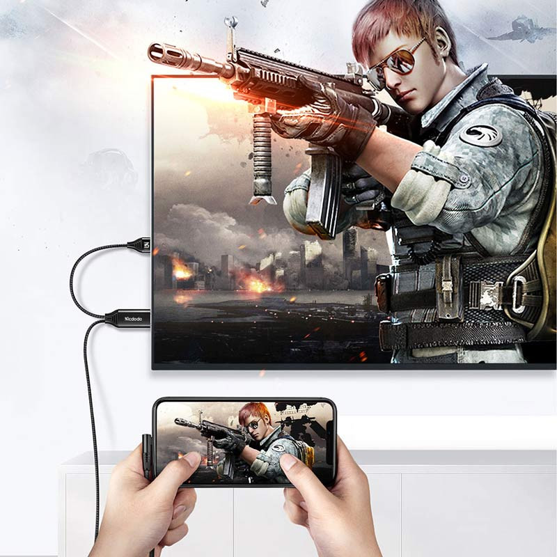 کابل Mcdodo CA-6400 Lightning to HDMI 4K 2m