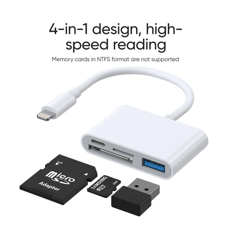 هاب 4 پورت Lightning جوی روم S-H142