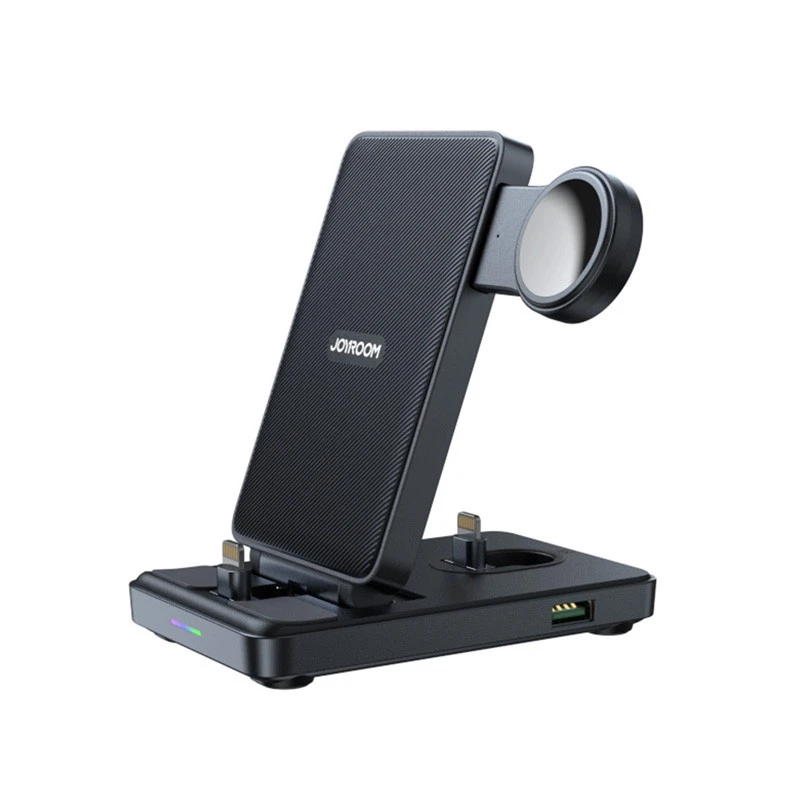 پایه نگهدارنده گوشی و شارژر Joyroom JR-WQS01 Lightning 15W