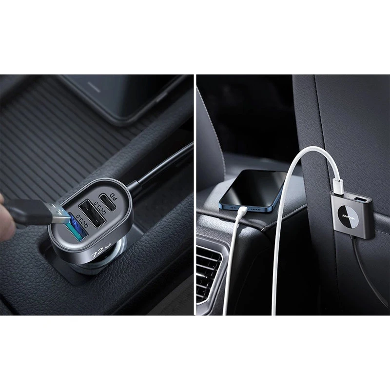 شارژر فندکی فست شارژ Joyroom JR-CL05 5Port 4A QC4.0 PD 78W