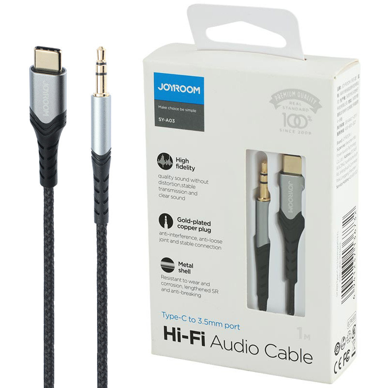 کابل تبدیل Joyroom SY-A03 TYPE-C To AUX 1m