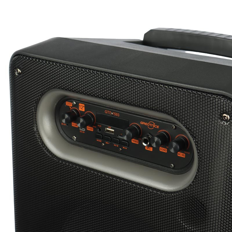 اسپیکر بلوتوثی رم و فلش خور Greatnice GTS-1593 + میکروفون و ریموت کنترل