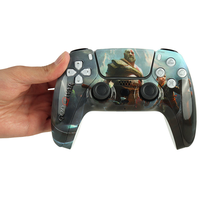 دسته بازی بی سیم طرح پلی استیشن فایو P4-Plus T29 GOD OF WAR PS4 / PC