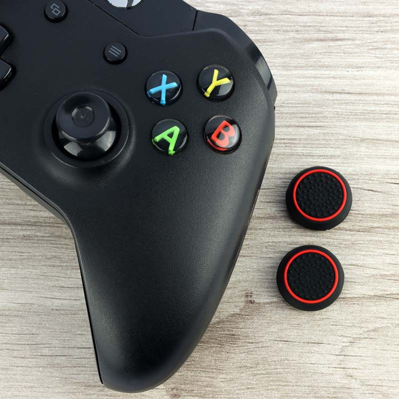 روکش آنالوگ دسته بازی Play Station/XBOX طرح استپ دار دور رنگی