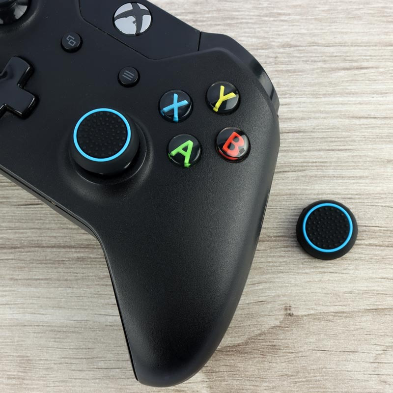 روکش آنالوگ دسته بازی Play Station/XBOX طرح استپ دار دور رنگی