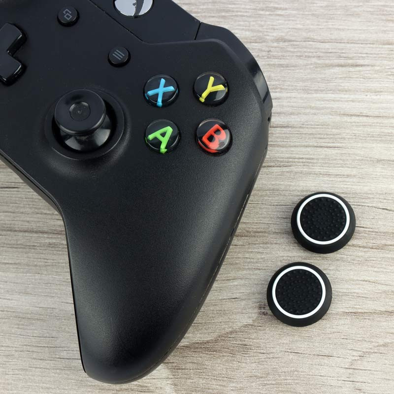 روکش آنالوگ دسته بازی Play Station/XBOX طرح استپ دار دور رنگی