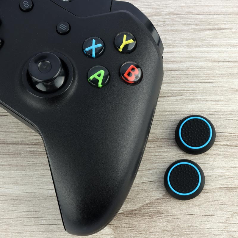 روکش آنالوگ دسته بازی Play Station/XBOX طرح استپ دار دور رنگی