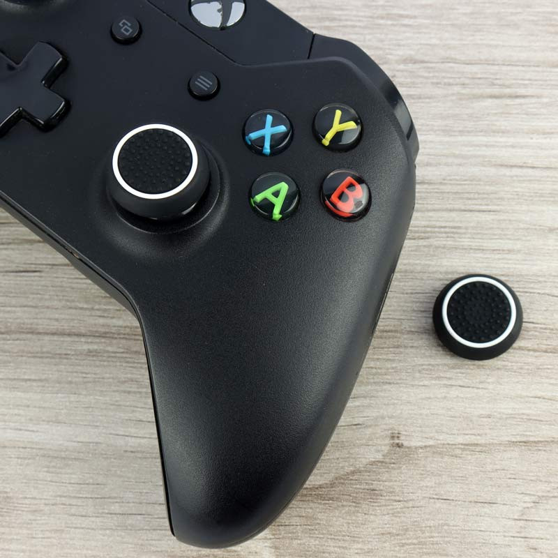 روکش آنالوگ دسته بازی Play Station/XBOX طرح استپ دار دور رنگی