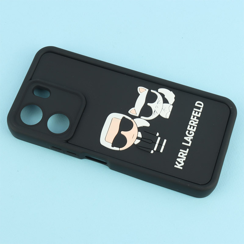 قاب سولید طرح دار برجسته محافظ لنزدار Xiaomi Redmi 13C / Poco C65