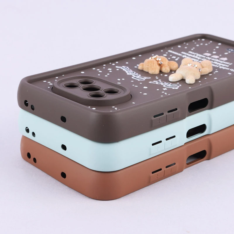 قاب سولید کیس عروسکی پشمالو محافظ لنزدار Xiaomi Poco X3 / X3 NFC / X3 pro