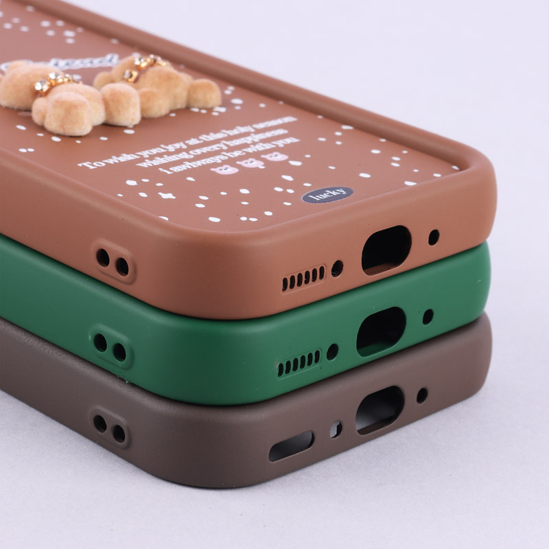 قاب سولید کیس عروسکی پشمالو محافظ لنزدار Samsung Galaxy A54