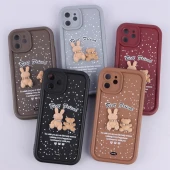 قاب سولید کیس عروسکی پشمالو محافظ لنزدار iPhone 12