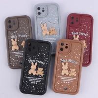 قاب سولید کیس عروسکی پشمالو محافظ لنزدار iPhone 12