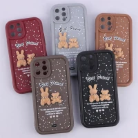 قاب سولید کیس عروسکی پشمالو محافظ لنزدار iPhone 12 Pro