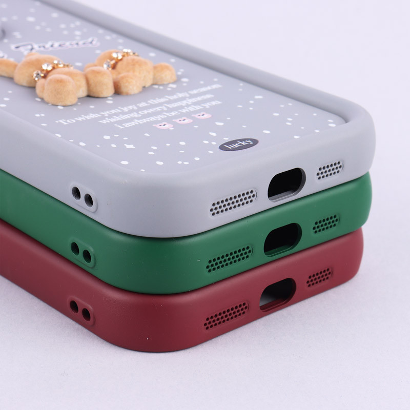 قاب سولید کیس عروسکی پشمالو محافظ لنزدار iPhone 14 Pro Max
