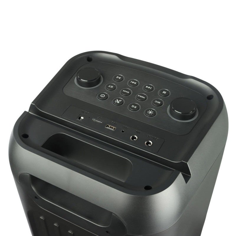 اسپیکر چمدانی بلوتوثی رم و فلش خور Verity V-PS2206&nbsp;+ میکروفون و ریموت کنترل