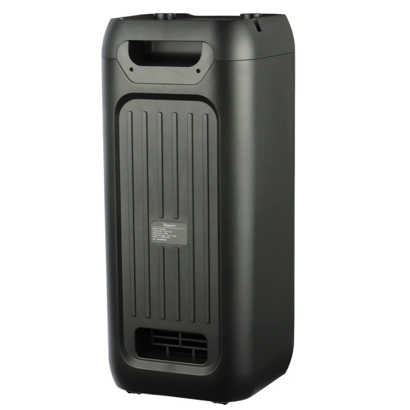 اسپیکر چمدانی بلوتوثی رم و فلش خور Verity V-PS2206 + میکروفون و ریموت کنترل