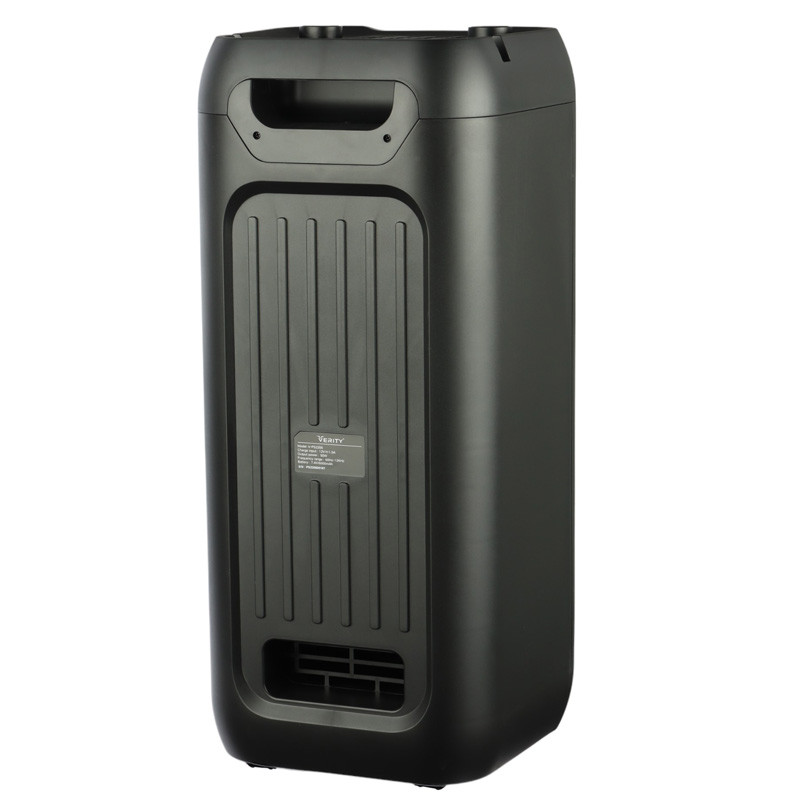 اسپیکر چمدانی بلوتوثی رم و فلش خور Verity V-PS2206&nbsp;+ میکروفون و ریموت کنترل