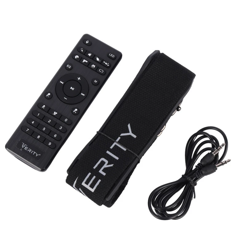 اسپیکر چمدانی بلوتوثی رم و فلش خور Verity V-PS2206 + میکروفون و ریموت کنترل