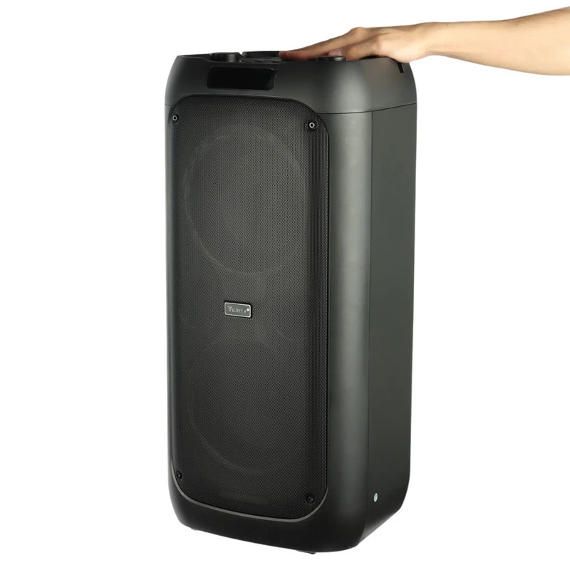 اسپیکر چمدانی بلوتوثی رم و فلش خور Verity V-PS2206 + میکروفون و ریموت کنترل