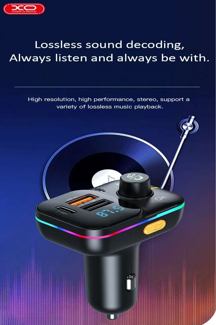 شارژر فندکی + FM Player بلوتوثی XO XO-BCC09